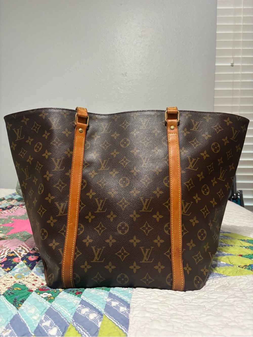 Louis Vuitton Monogram Sac Shopper Tote
